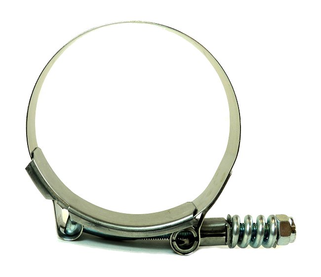 SpringLoaded TBolt Clamp for 2.5" ID Silicone Hoses (5ply) Intake Hoses