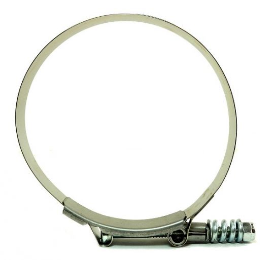 Spring-Loaded T-Bolt Clamp for 4.25" ID Silicone Hoses (5-ply)
