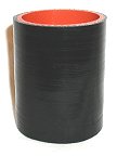 Silicone Sleeve 2" ID X 3" Long - Gloss Black