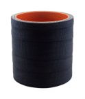 Silicone Sleeve 2.5" ID X 3" Long - Matte Black