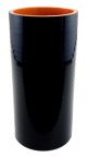 Silicone Sleeve 2.5" ID X 6" Long - Gloss Black