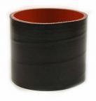 Silicone Sleeve 3.25" ID X 3" Long - Gloss Black