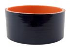 Silicone Sleeve 3.5" ID X 1.75" Long - Gloss Black