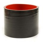 Silicone Sleeve 3.75" ID X 3" Long - Gloss Black