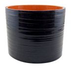 Silicone Sleeve 4.5" ID X 4" Long - Gloss Black