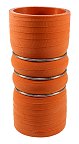 Charge Air Cooler Hose 2.5" ID X 6" Long - Matte Red 500F