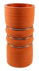 Charge Air Cooler Hose 2.5" ID X 6" Long - Matte Red - Aramid 500 Degrees