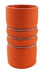 Charge Air Cooler Hose 3" ID X 6" Long - Matte Red - Aramid 500 Degrees