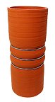 Charge Air Cooler Hose 3" ID X 8" Long - Matte Red - Aramid  500 Degrees