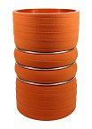 Charge Air Cooler Hose 3.5" ID X 6" Long - Matte Red 500F