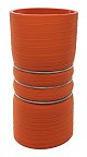 Charge Air Cooler Hose 3.5" ID X 8" Long - Matte Red 500F