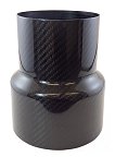 Carbon Fiber Intake Reducer 5" OD to 4" OD