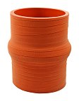 Silicone Hump Hose 2.75" ID X 4" Long Matte Red 500F