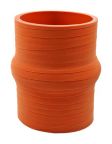 Silicone Hump Hose 2.75" ID X 4" Long - Matte Red - Aramid 500F