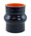 Silicone Hump Hose 2" ID X 3" Long - Gloss Black