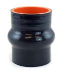 Silicone Hump Hose 2" ID X 3" Long - Gloss Black