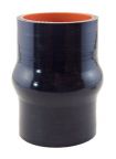 Silicone Hump Hose 2.25" ID X 4" Long - Gloss Black
