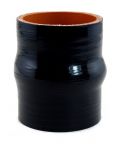 Silicone Hump Hose 2.25" ID X 3" Long - Gloss Black