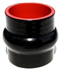 Silicone Hump Hose 2.75" ID X 3" Long - Gloss Black