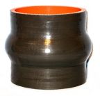 Silicone Hump Hose 3" ID X 3" Long - Gloss Black