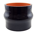Silicone Hump Hose 3.25" ID X 3" Long - Gloss Black