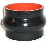 Silicone Hump Hose 4" ID X 3" Long - Gloss Black