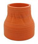 Silicone Reducing Sleeve 3" ID to 2" ID - Matte Red - Aramid 500 Degree