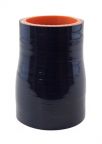 Silicone Reducing Sleeve 1.75" ID to 1.5" ID - Gloss Black