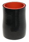 Silicone Reducing Sleeve 2" ID to 1.75" ID - Gloss Black