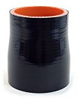 Silicone Reducing Sleeve 2.25" ID to 2" ID - Gloss Black