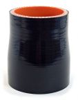 Silicone Reducing Sleeve 2.25" ID to 2" ID - Gloss Black