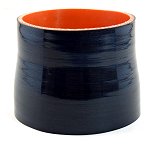 Silicone Reducing Sleeve 3.5" ID to 3.25" ID - Gloss Black