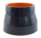 Silicone Reducing Sleeve 4" ID to 3.25" ID - Gloss Black