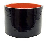 Silicone Reducing Sleeve 4" ID to 3.8" ID - Gloss Black