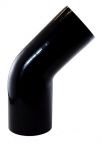 Silicone 45 Degree Reducing Elbow 3.5" to 3" ID