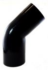Silicone 45 Degree Reducing Elbow 4" to 3.5" ID